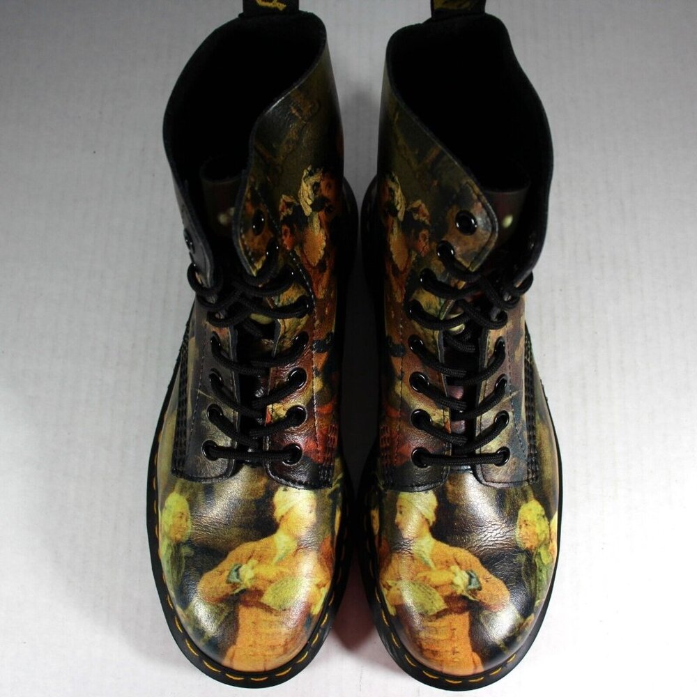 Dr. Martens Hogarth Renaissance Musuem Pascal 1460 Boots Mens 9 RARE F1046 - Picture 2 of 12